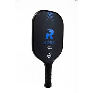 NEW RHINO apex pickleball paddle in black/blue